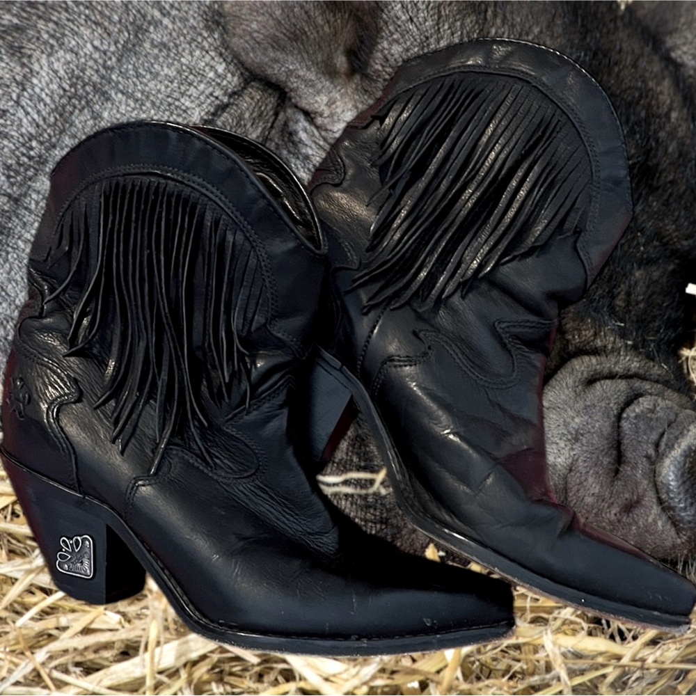 Leather Cowgirl Boots